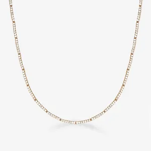 3.00CT Flex-Bar Diamond Tennis Necklace