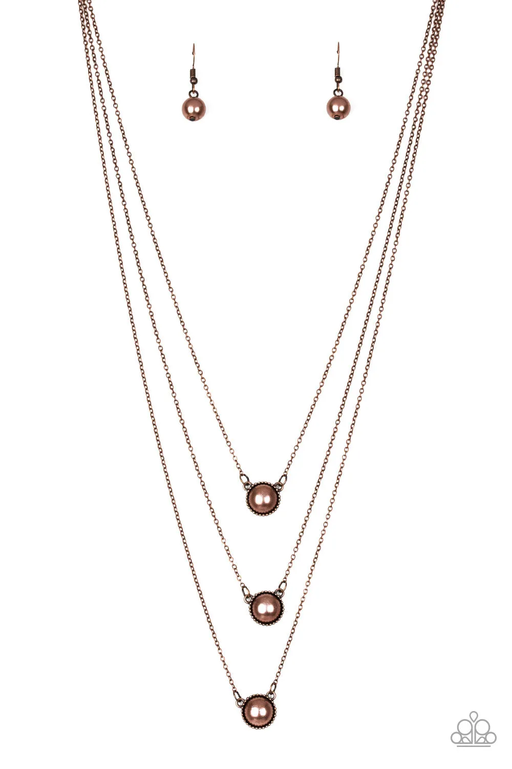 A Love For Luster - Copper Necklace - Paparazzi Accessories