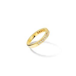 Aeternitas Etoile Half Eternity Ring 18ct Yellow Gold - Diamond