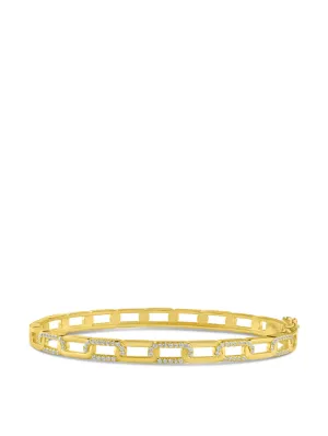 Alternating Pave Link Bracelet