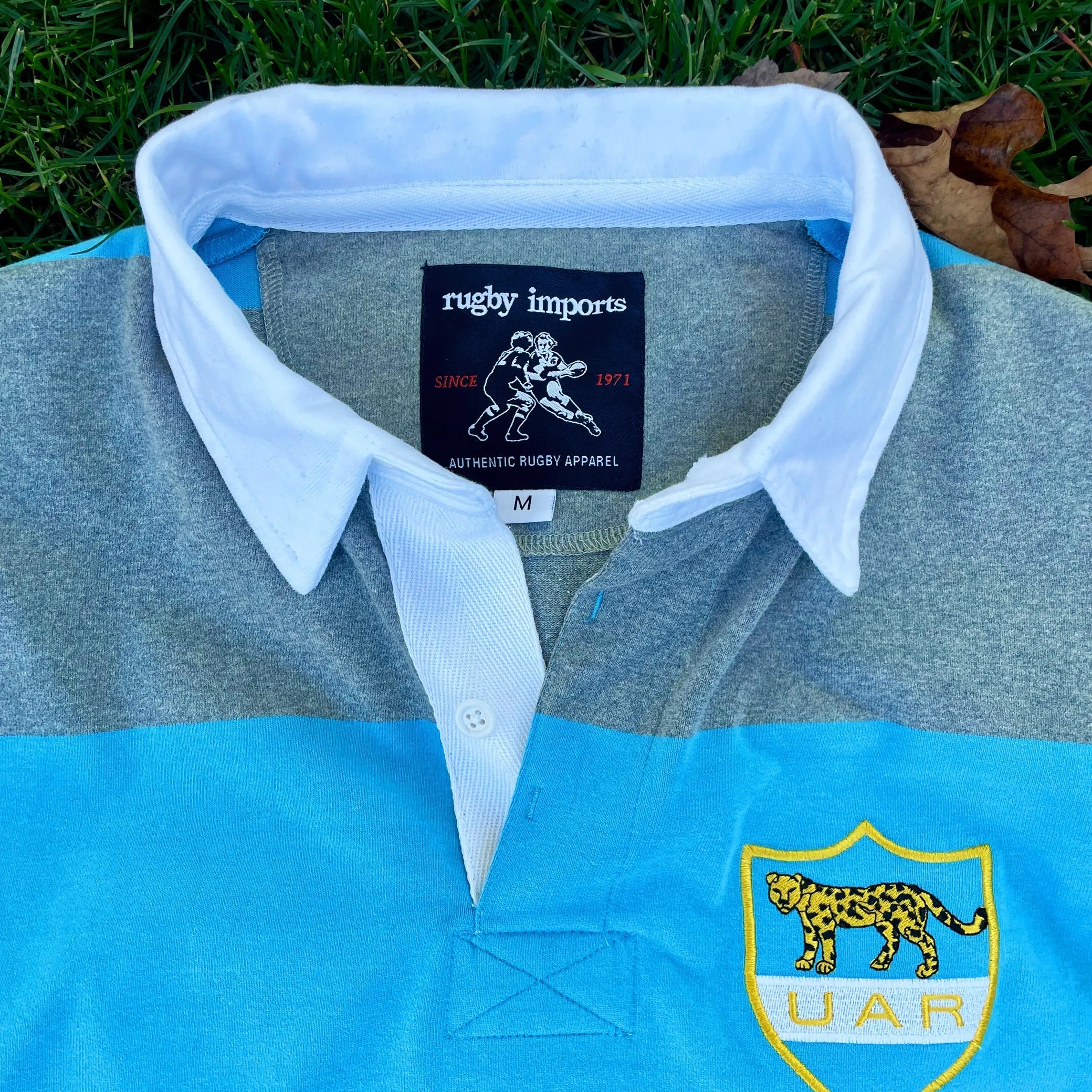 Argentina Grey Hoops Rugby Jersey