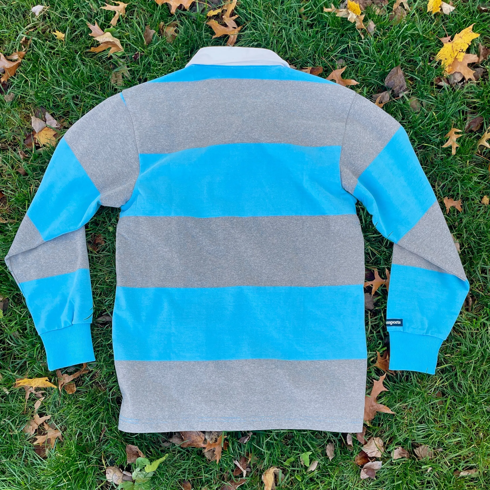 Argentina Grey Hoops Rugby Jersey