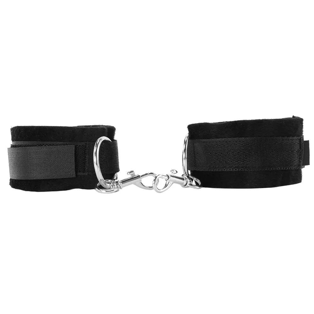 Black & White Velcro Wrist or Ankle Cuffs