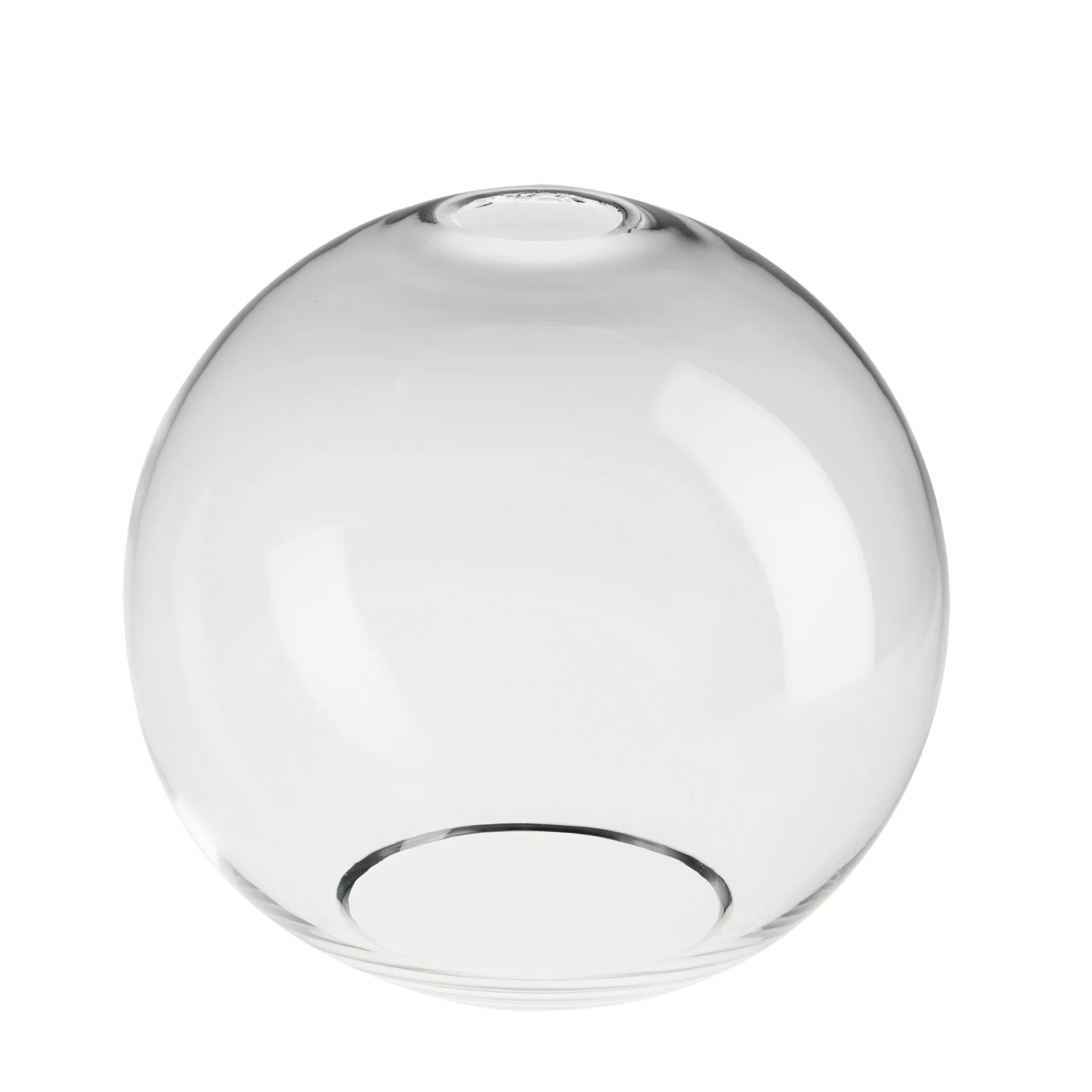 Brooklyn Glass Globe Pendant - 9 Inch - Clear