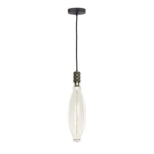 Bulbrite 810090 Pendant Fixtures Gunmetal Direct Wire Industrial