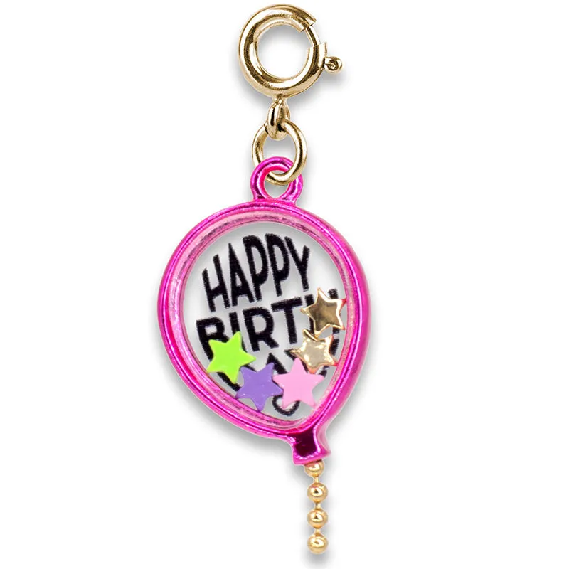 Charmit Gold Birthday Balloon Shaker - Pink