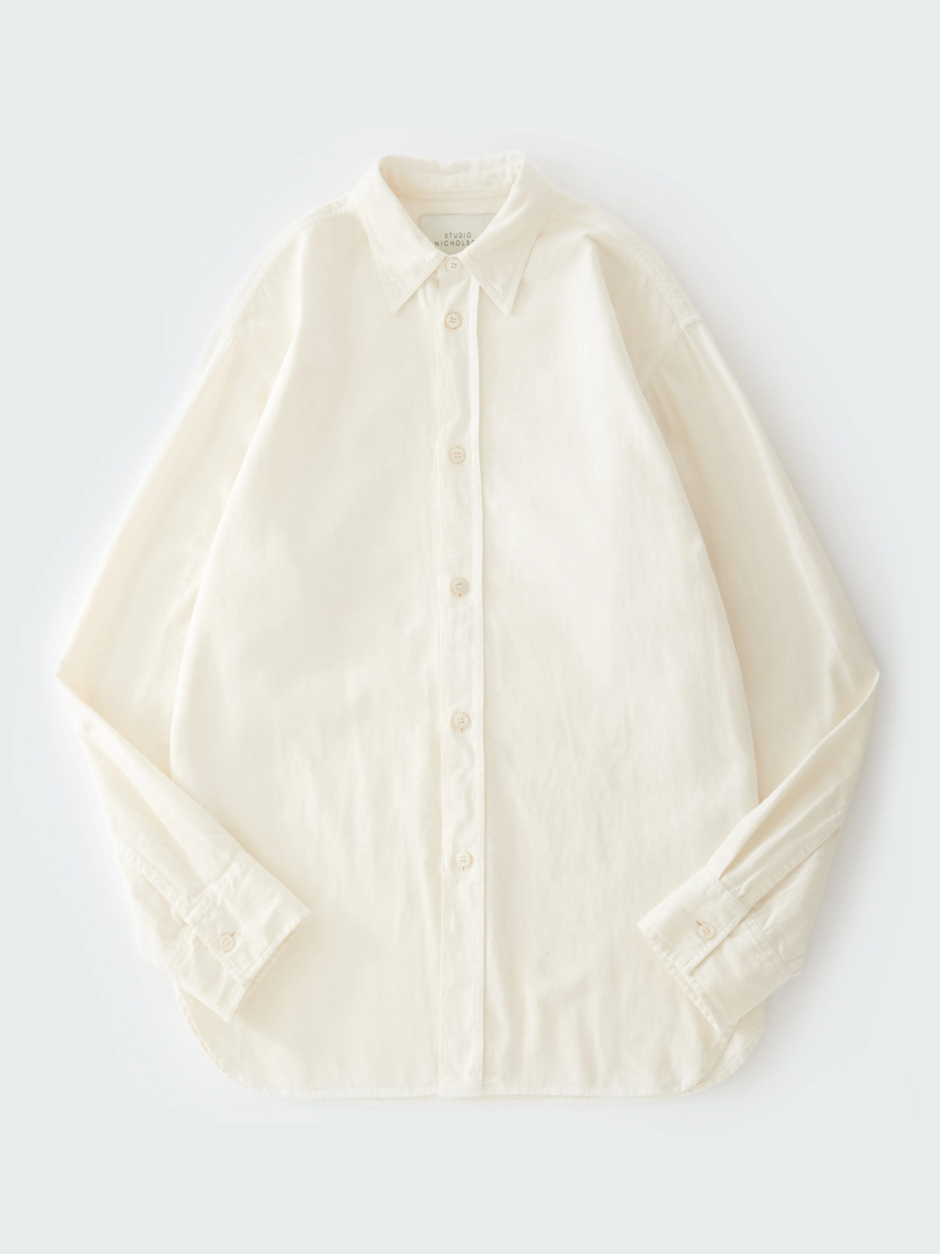 Clark Denim Shirt in Parchment