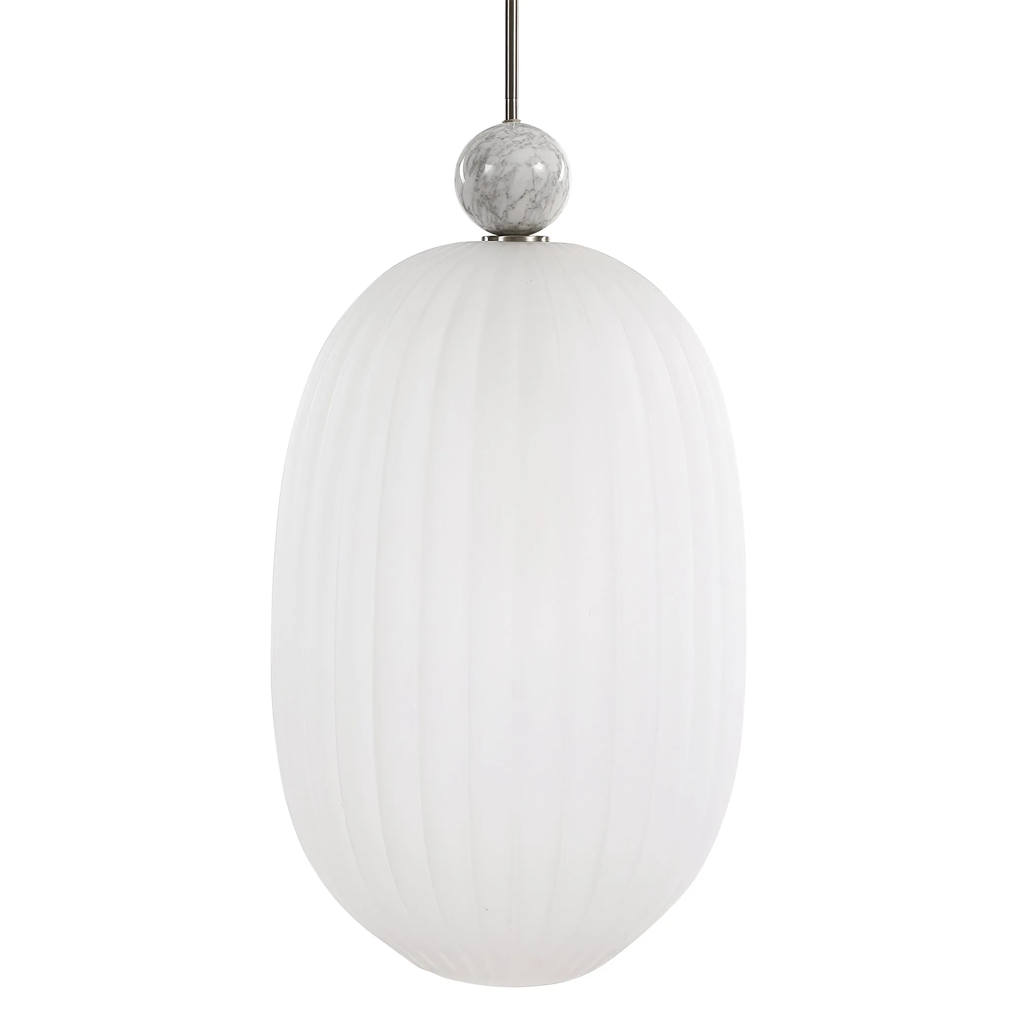 Crème Oversized 1 Light Pendant