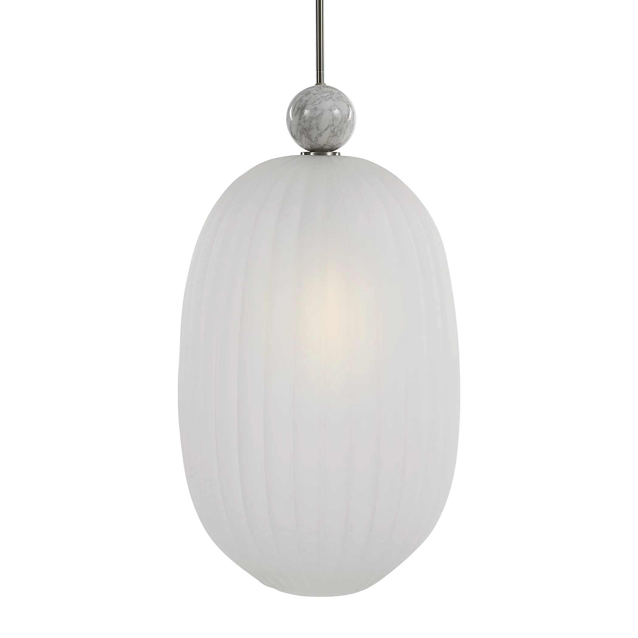 Crème Oversized 1 Light Pendant