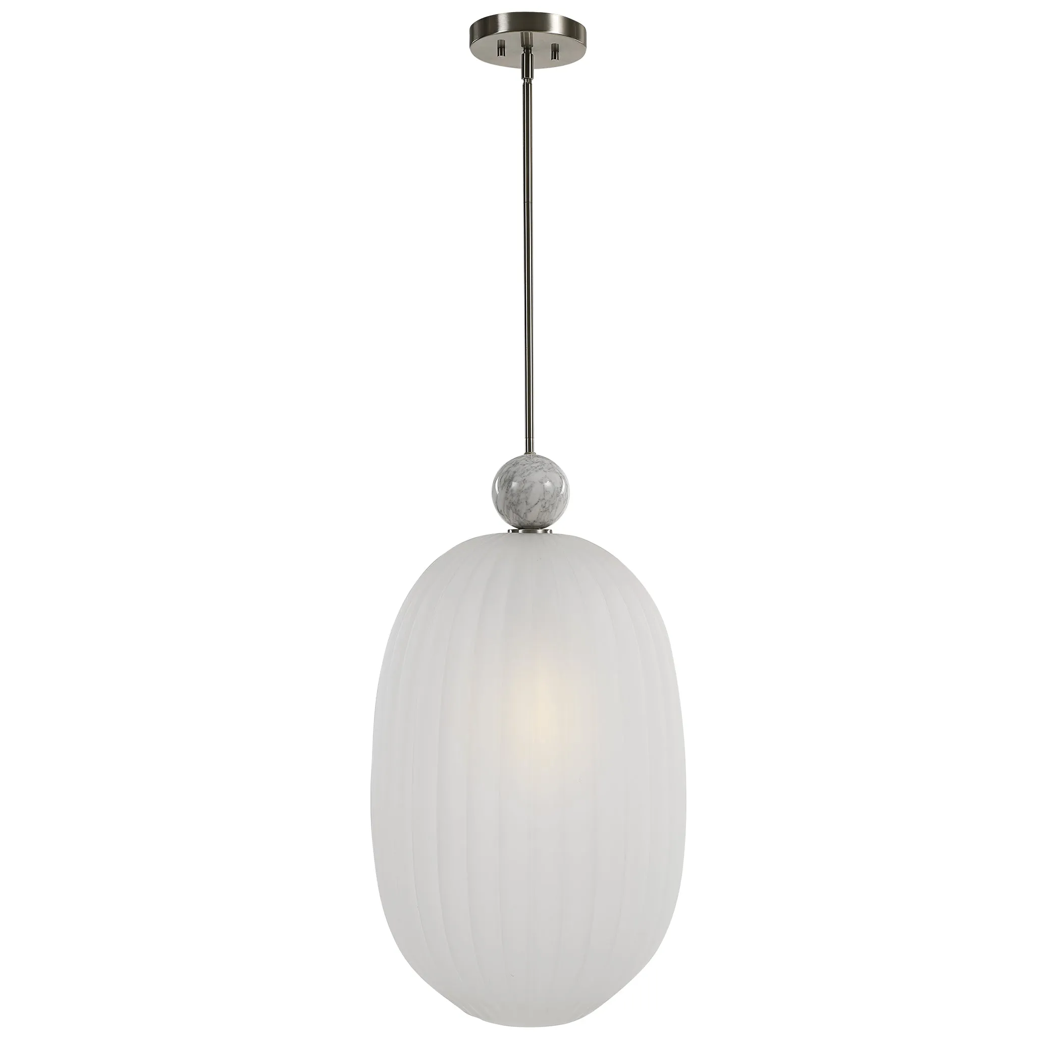 Crème Oversized 1 Light Pendant