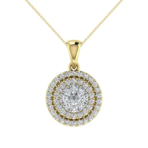 Diamond 3/4 Ct.Tw. Fashion Pendant in 14K Yellow Gold