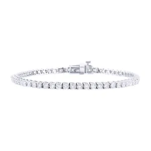 Divinely Classic Diamond Tennis Bracelet 3ct