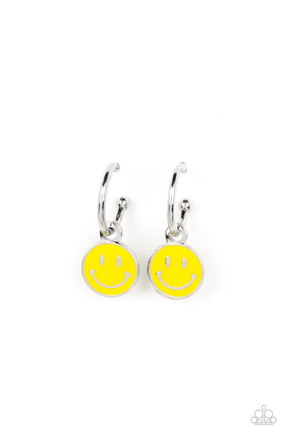 Earrings Subtle Smile - Yellow E2252