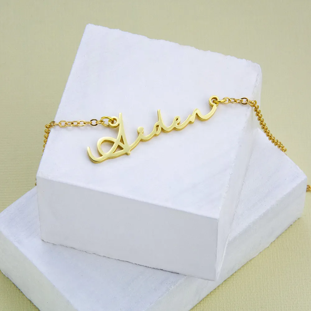 Exquisite Customizable NamePlate Necklace