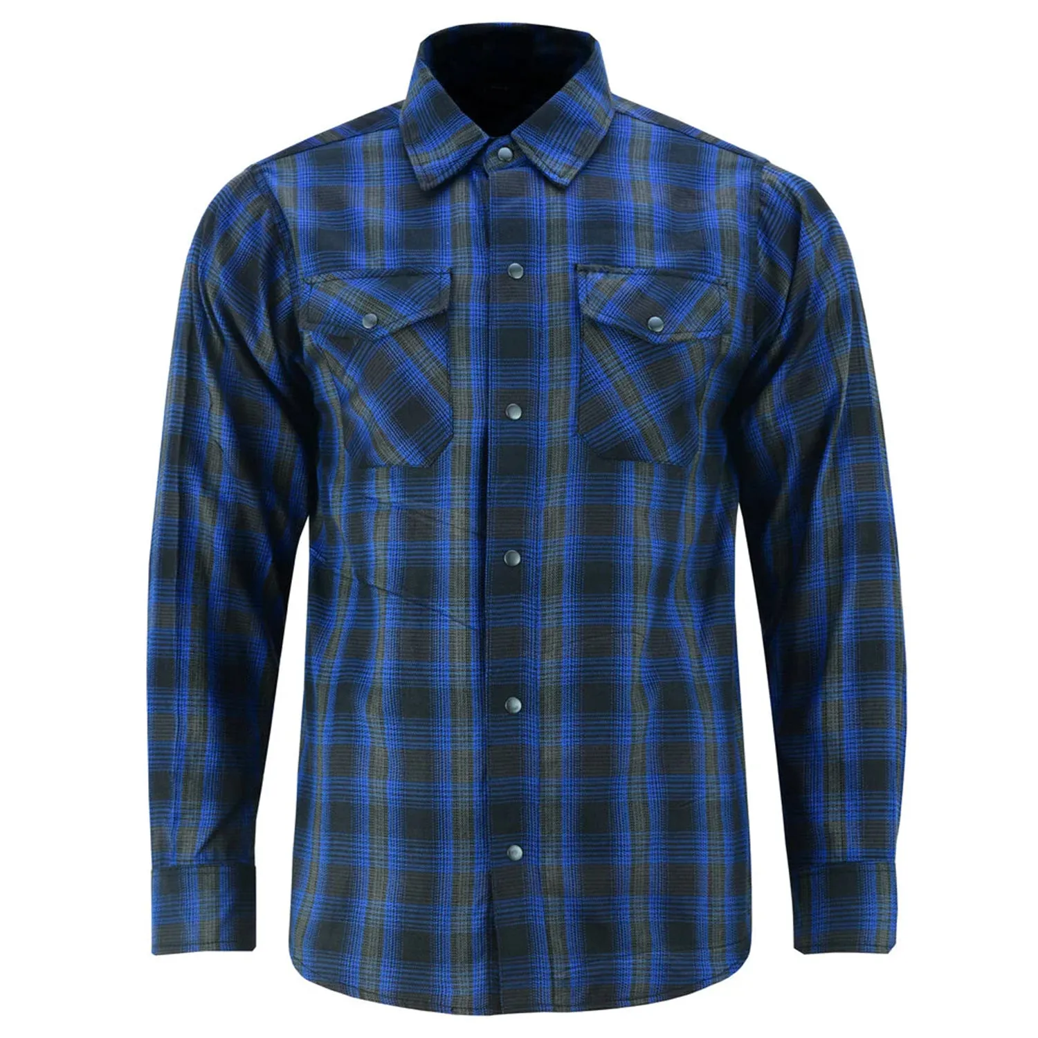 Flannel Shirt - Daze Blue and Black