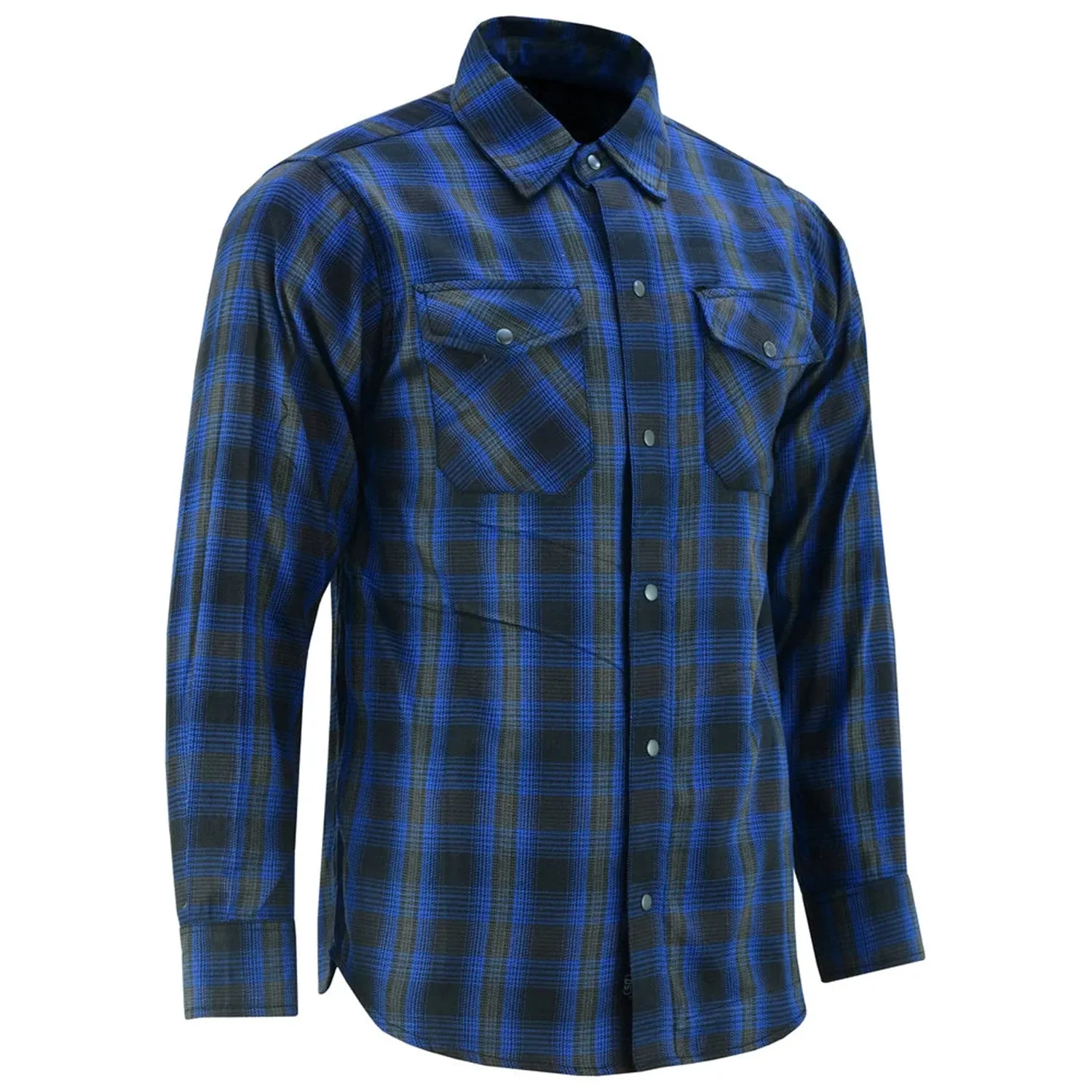 Flannel Shirt - Daze Blue and Black