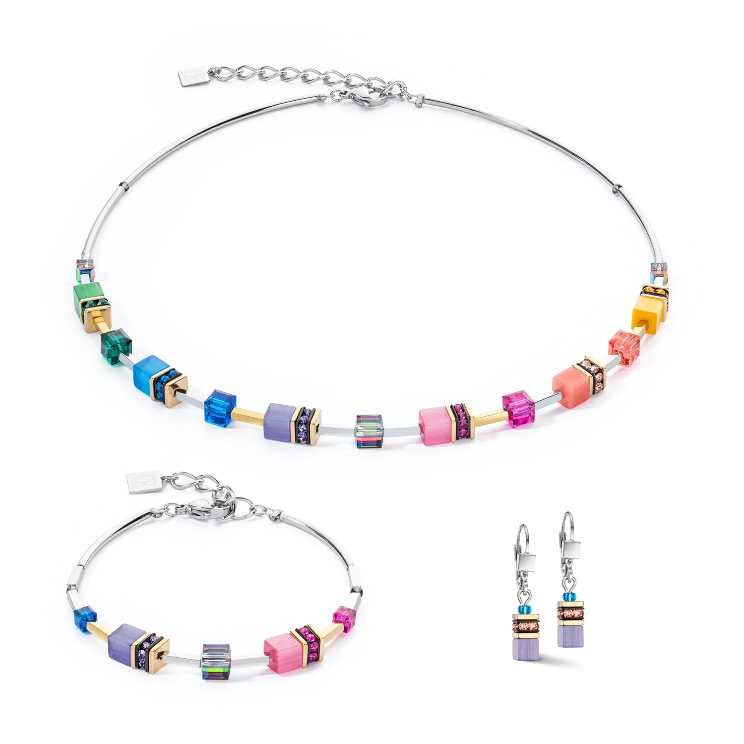 GeoCUBE® Iconic Lite Earrings Rainbow