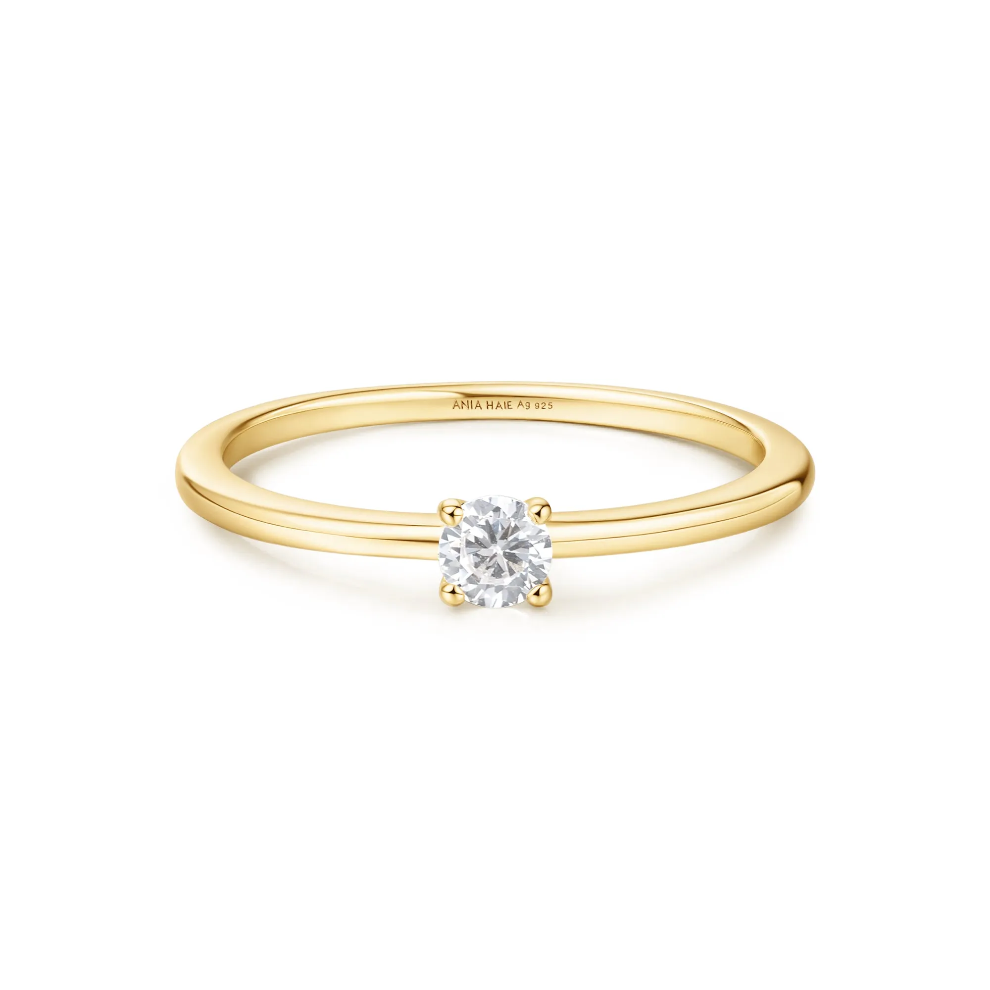 Gold Classic Slim Stacking Ring