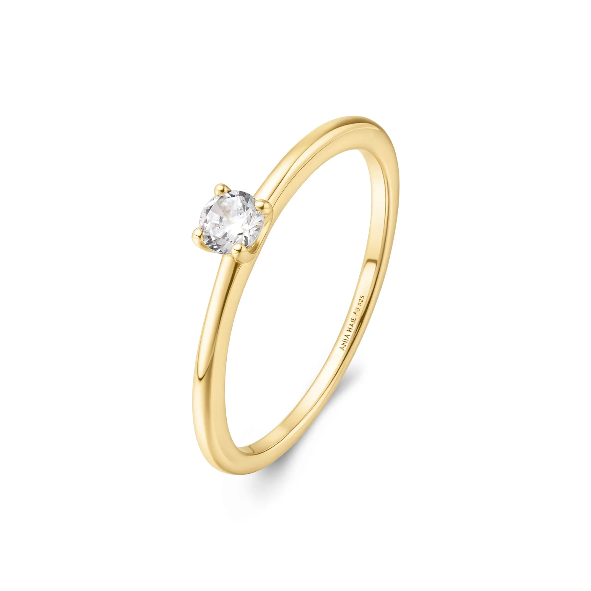 Gold Classic Slim Stacking Ring