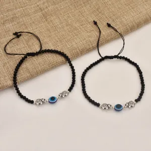 Hope Evil Eye Beaded Anklet