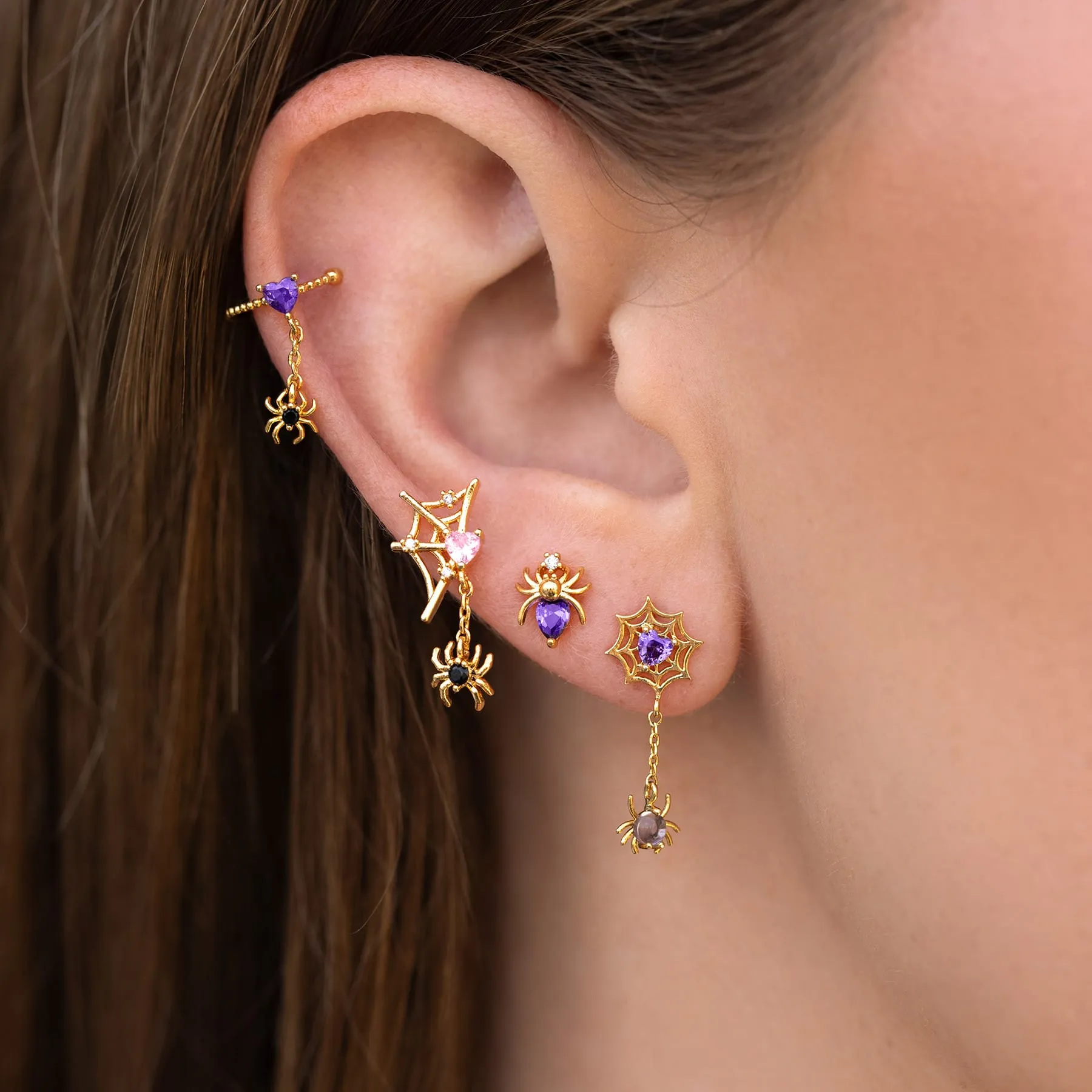 Itsy Bitsy Spider Ear Cuff