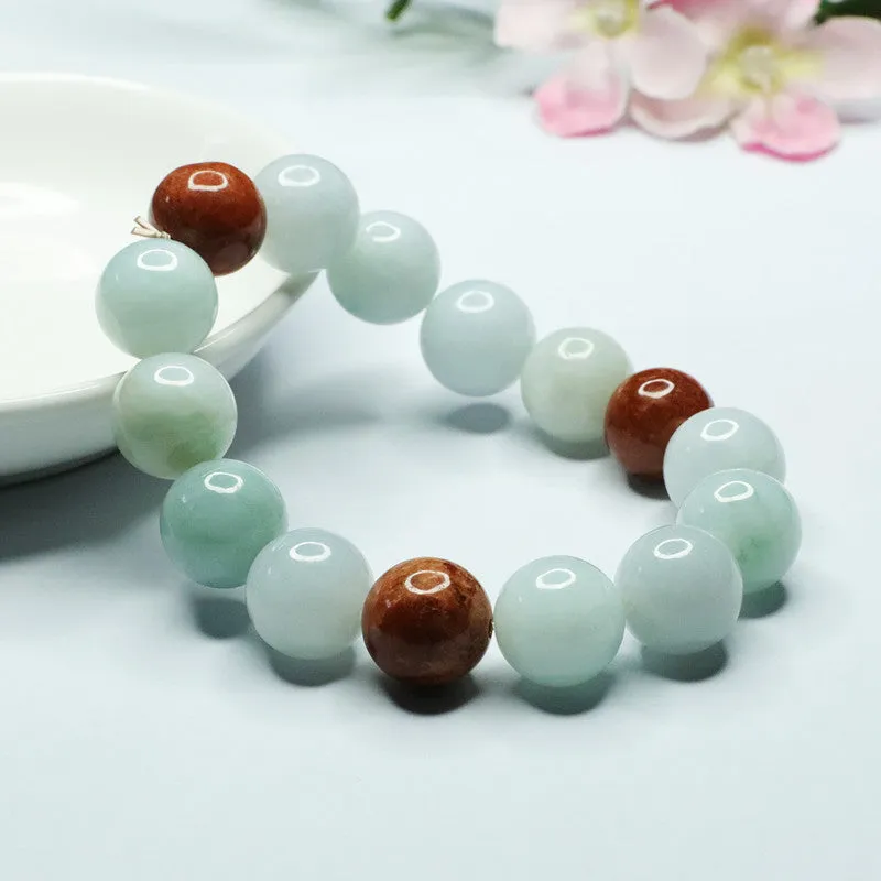 Jade Beads Sterling Silver Bracelet - Fortune's Favor Collection