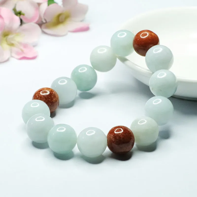 Jade Beads Sterling Silver Bracelet - Fortune's Favor Collection