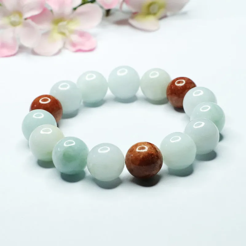 Jade Beads Sterling Silver Bracelet - Fortune's Favor Collection