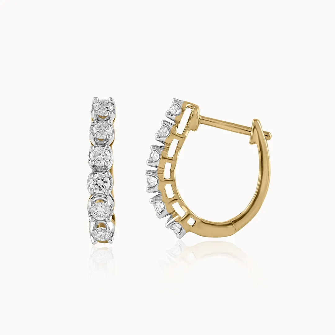 Linear Diamond Hoops