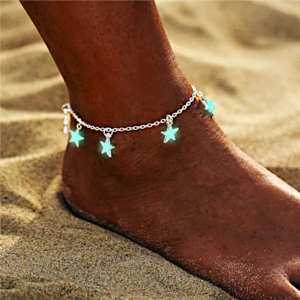 Luminous Tassel Anklet Bracelet Chain