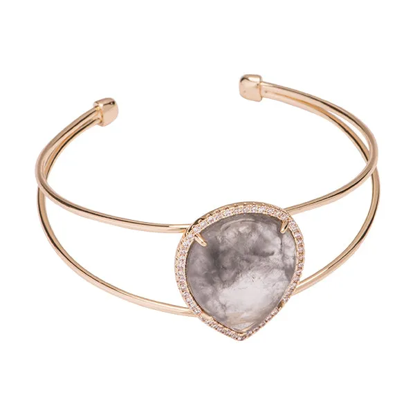 Makenna Gray Stone Cuff Bracelet