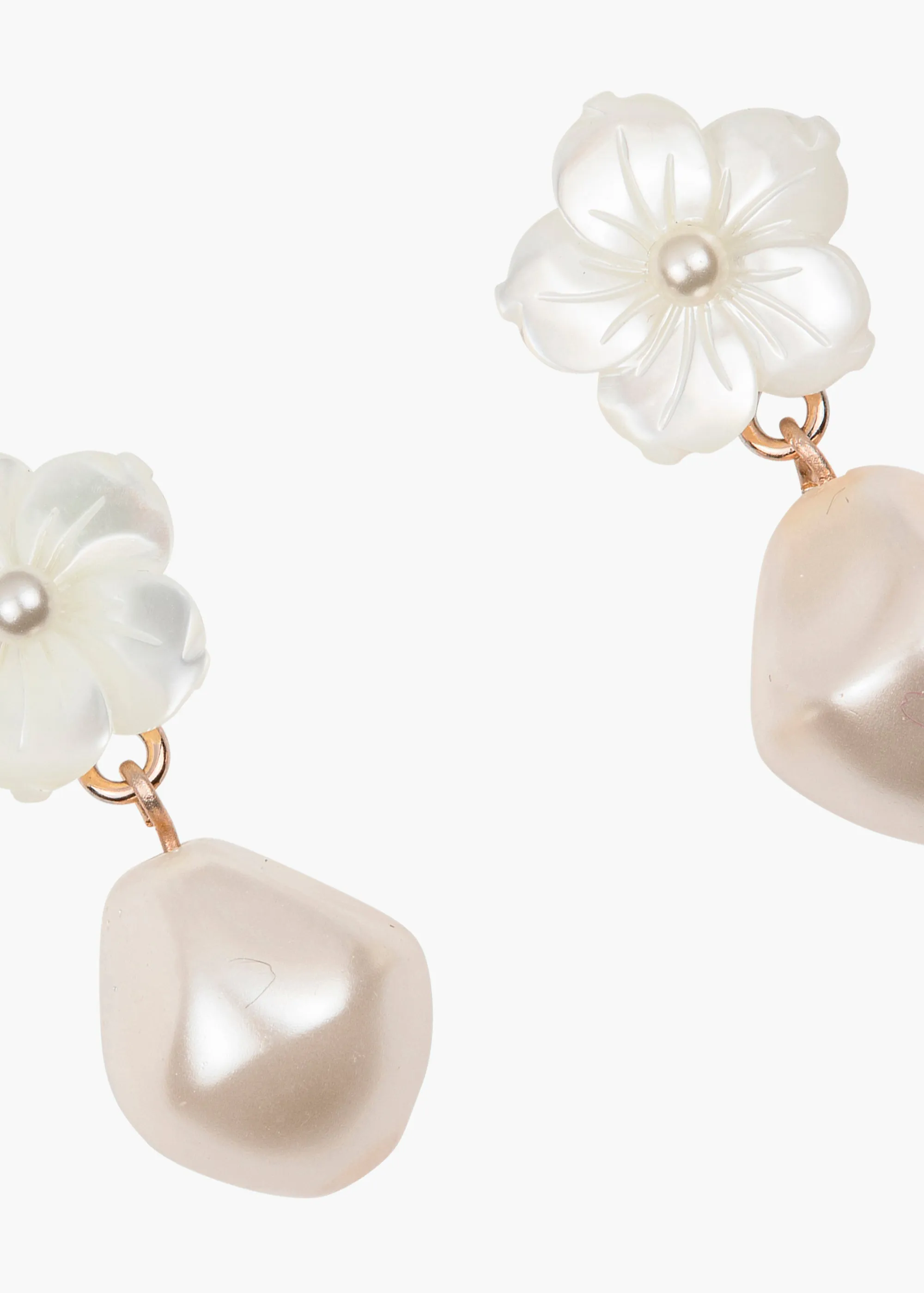 Mina Earrings -- Mother of Pearl