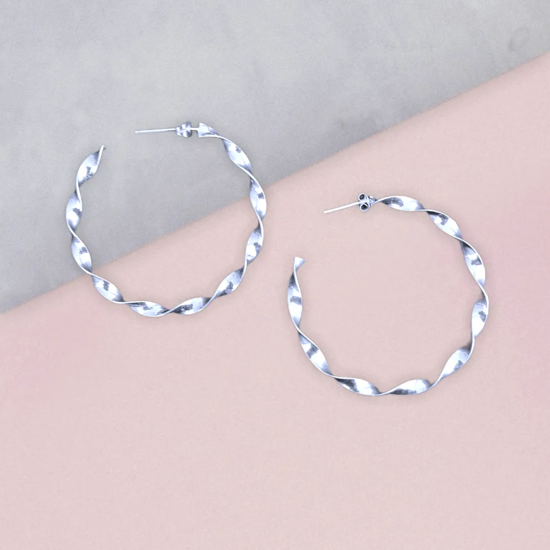 Modern Twist Hoops