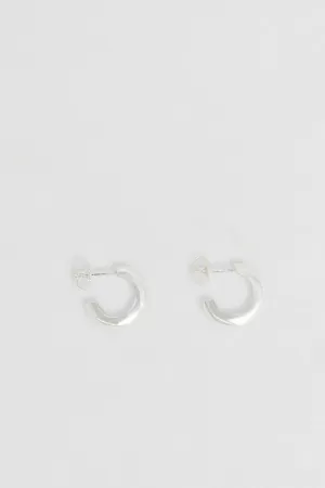 Nina Gordon - Sense Mini Hoops, Silver