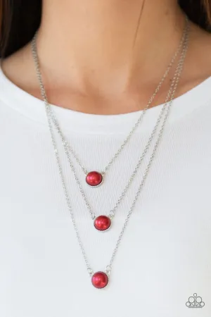 Open Door Jewelry - A Love For Luster - Red Necklace - Paparazzi Accessories