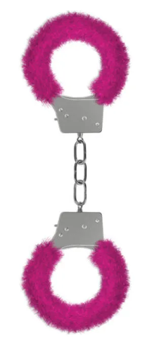 Ouch Beginners Furry Handcuffs - Pink