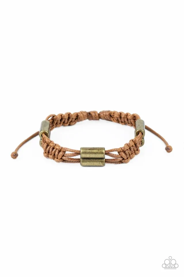 Paparazzi Bracelet ~ Always Adrift - Brown