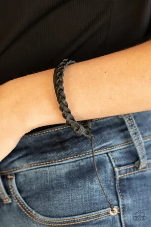 Paparazzi Bracelet ~ Homespun Harmony - Black