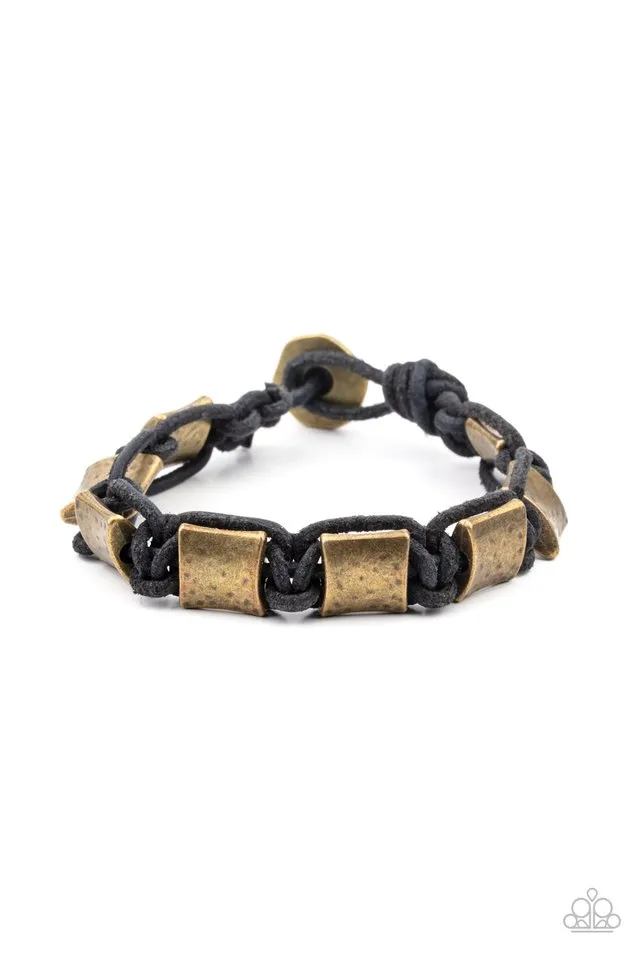 Paparazzi Bracelet ~ Rural Crew - Black