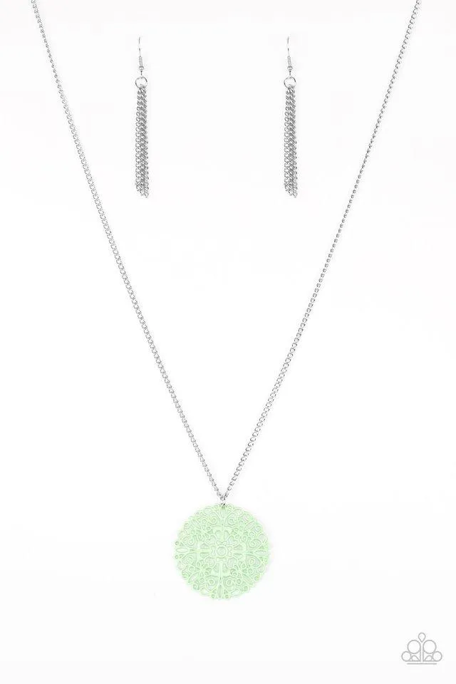 Paparazzi Necklace ~ Midsummer Musical - Green