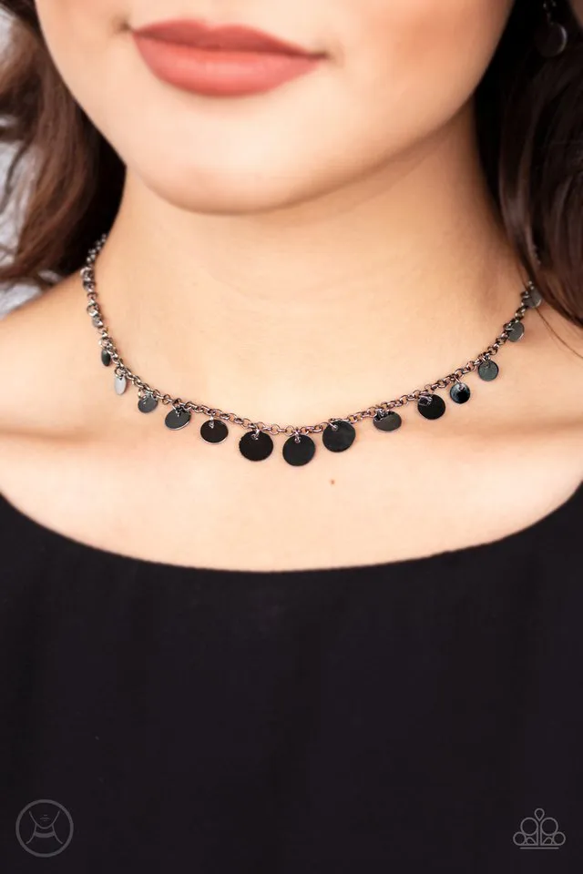 Paparazzi Necklace ~ Minimal Magic - Black