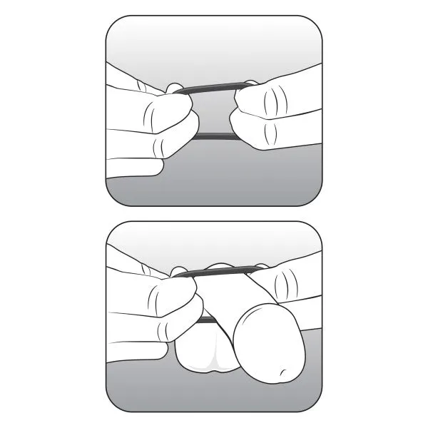 Performance Vs3 Pure Premium Silicone Cockrings Large White