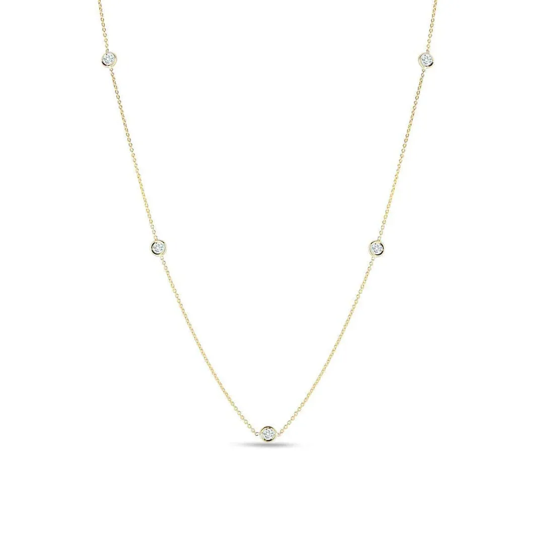 Roberto Coin 18k Yellow Gold Diamonds By the Yard Necklace