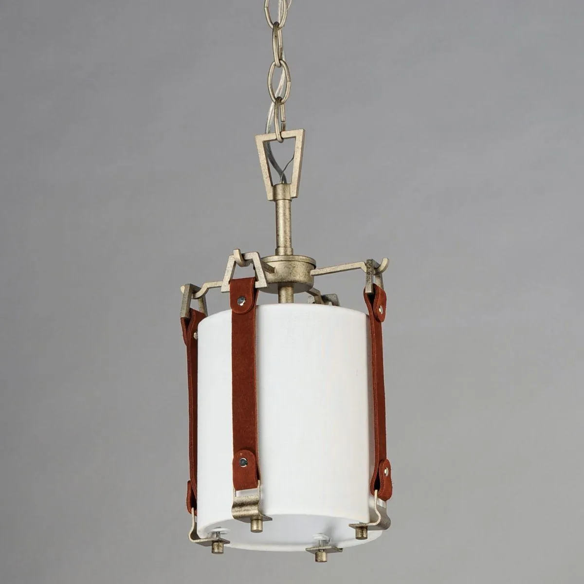 Sausalito 8 in. Pendant Light Weathered Zinc Finish