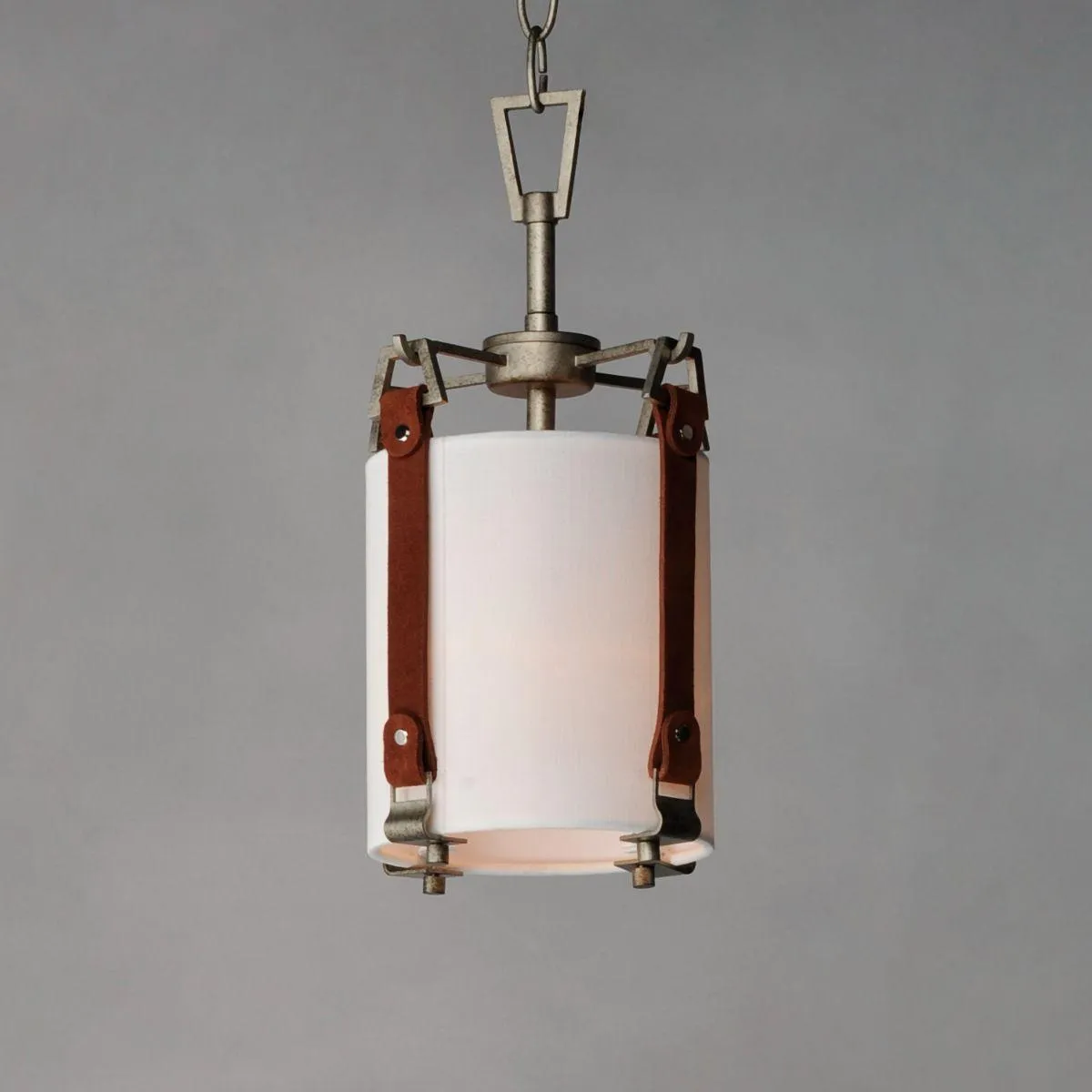 Sausalito 8 in. Pendant Light Weathered Zinc Finish