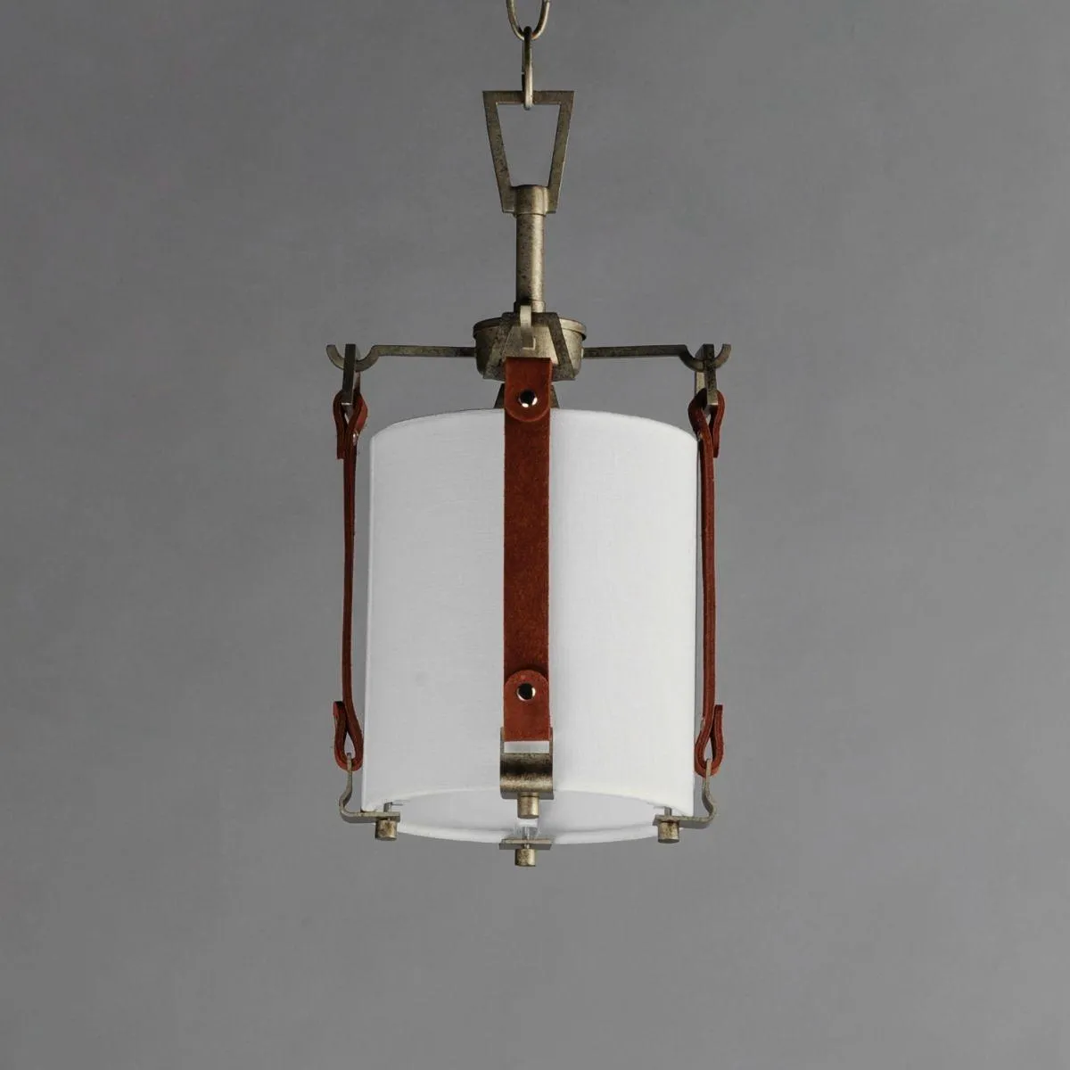 Sausalito 8 in. Pendant Light Weathered Zinc Finish