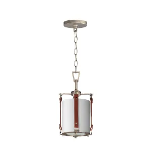 Sausalito 8 in. Pendant Light Weathered Zinc Finish