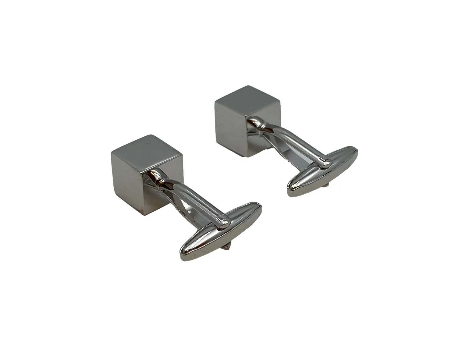 Silver Cube Cufflinks