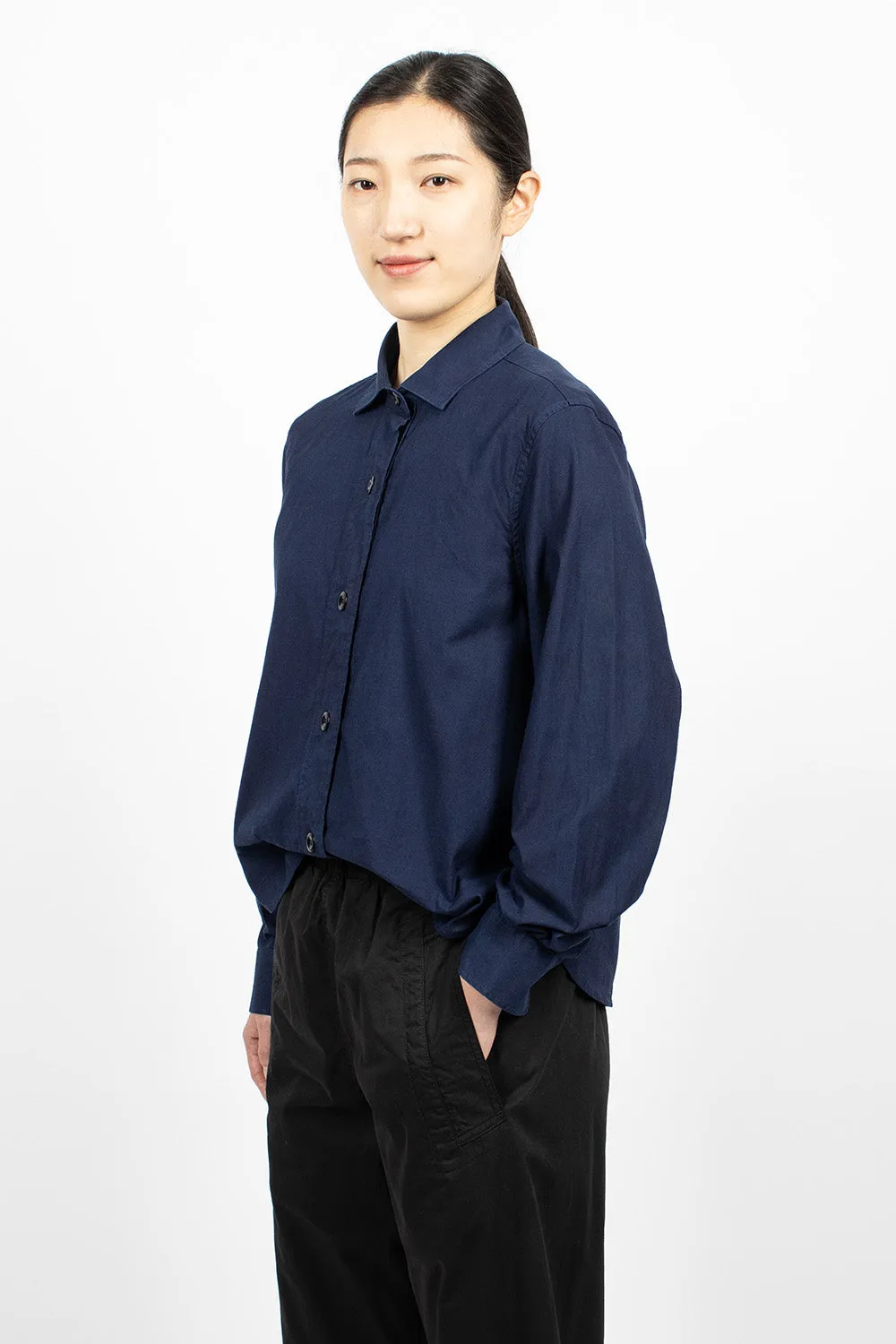 Simple Plainweave Shirt Indigo