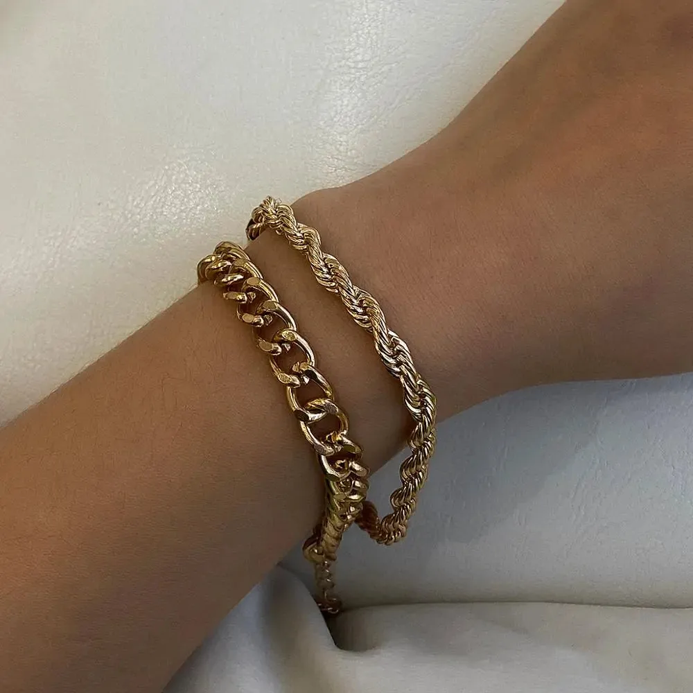 Snake Chain Bracelets Set for Women